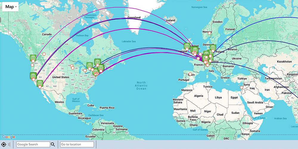 A sample screenshot of one of VitalGrid's map views.
